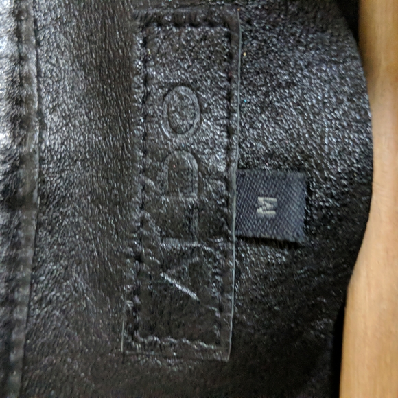 ALDO Fitted Leather Jacket - Picture 9 of 10